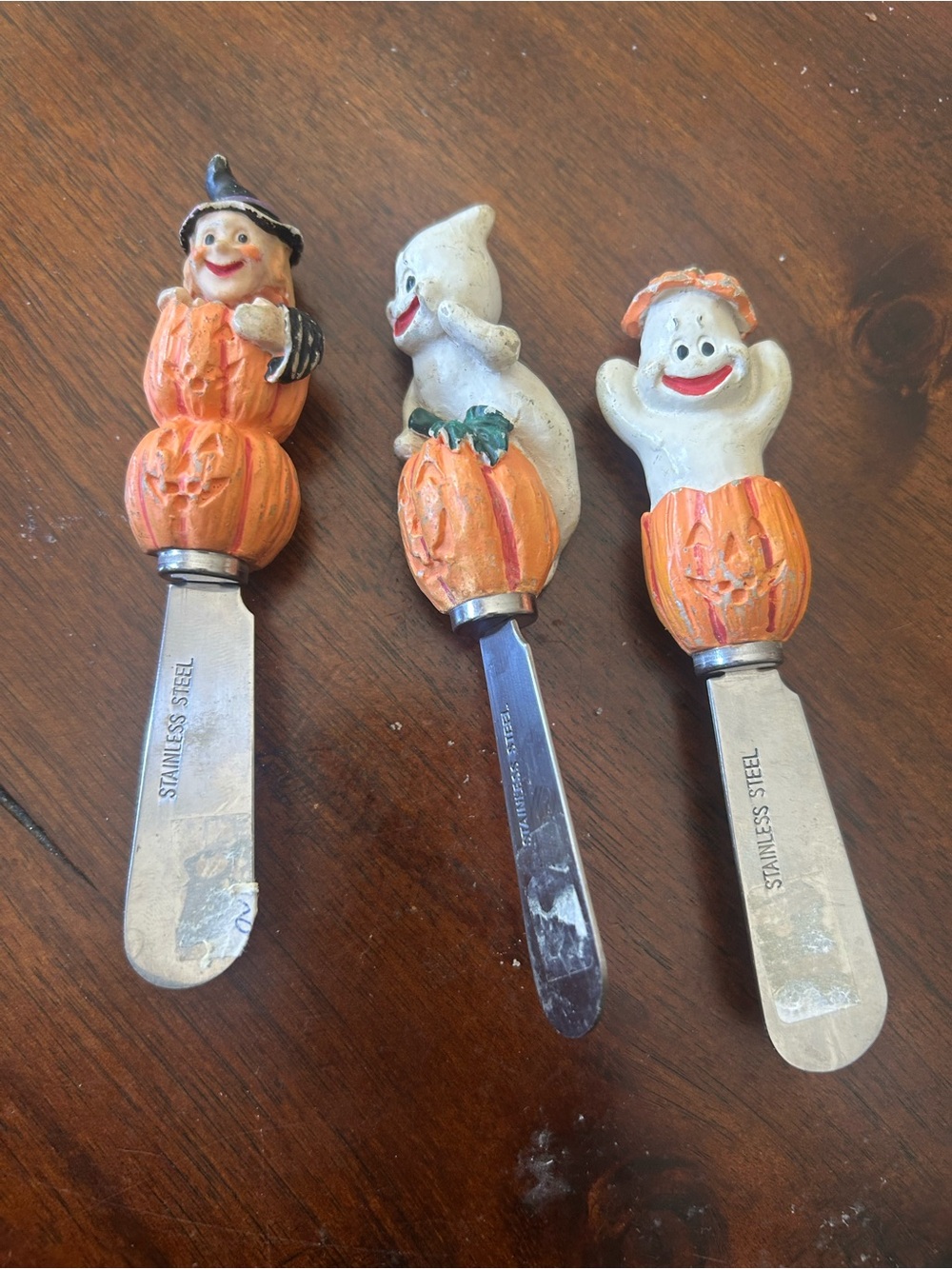 Halloween Ghost & Pumpkin Spreaders - Orange